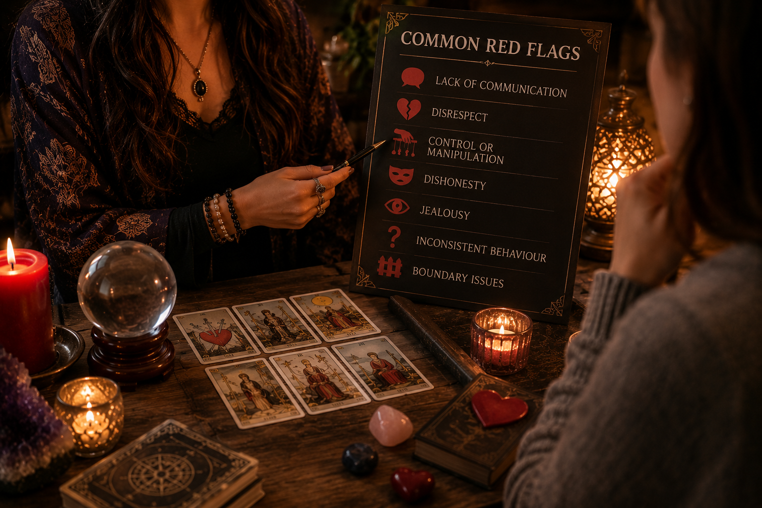 Image for Can Psychic Readings Help You Spot Red Flags?
