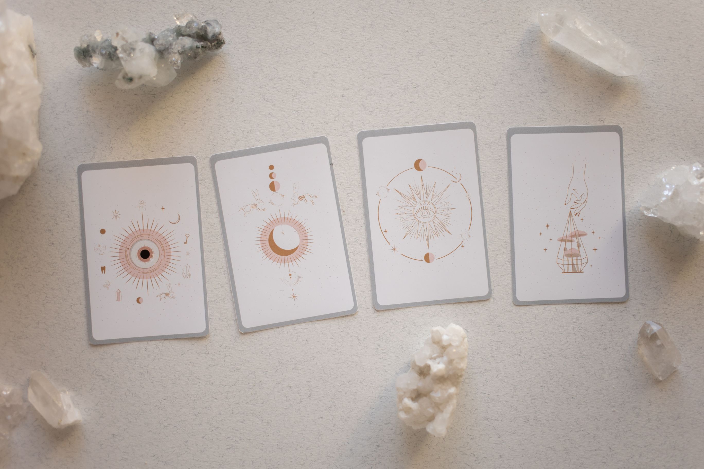 Four Tarot Cards